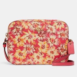 NWT COACH 3572 Mini Camera Vintage Daisy Script